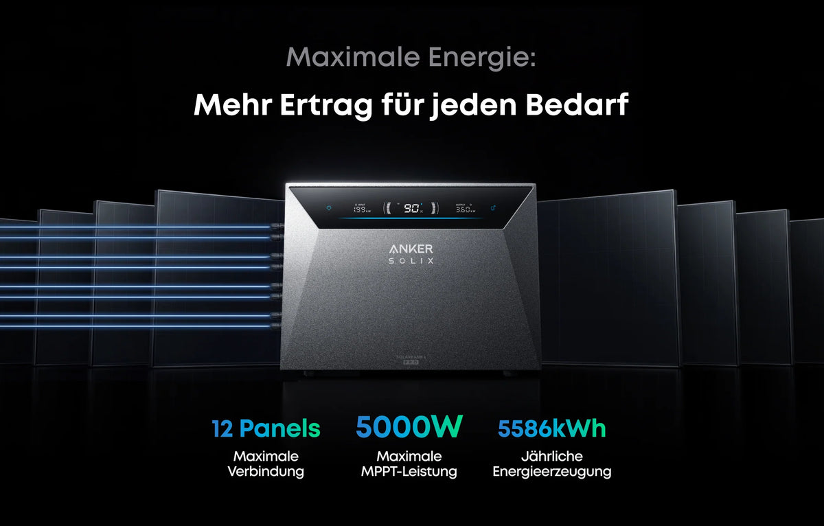 Solarbank 4 Pro Balkonkraftwerk 1000 Wp Komplett-Set