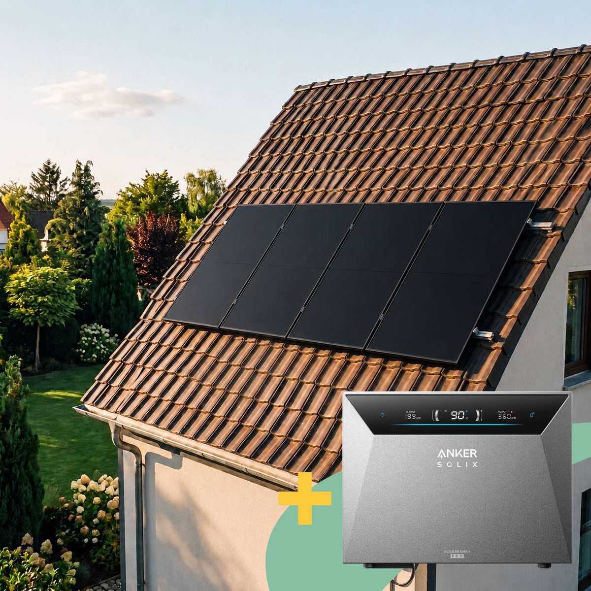 Solarbank 3 Pro Balkonkraftwerk 2000 Wp Komplett-Set